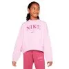Sudadera Nike Sportswear Fleece Niña 2 Sudadera Nike Sportswear Fleece Niña -Botas de fútbol comercio sudadera nike sportswear fleece nina lt arctic pink 0
