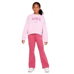 Sudadera Nike Sportswear Fleece Niña -Botas de fútbol comercio sudadera nike sportswear fleece nina lt arctic pink 3