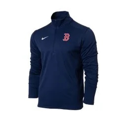 Sudadera Nike Team Agility Logo Pacer Half Zip Boston Red Sox