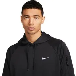 Sudadera Nike Therma-Fit Pullover Fitness Hoodie 8 Sudadera Nike Therma-Fit Pullover Fitness Hoodie -Botas de fútbol comercio sudadera nike therma fit pullover fitness hoodie black grey 2