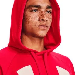 Sudadera Under Armour UA Rival Fleece Big Logo Hoodie -Botas de fútbol comercio sudadera under armour ua rival fleece big logo hd red onyx white 3