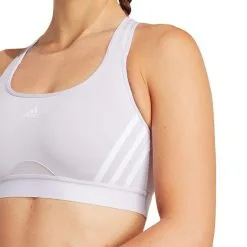 Sujetador Adidas Powerreact Training Medium Support 3 Stripes Mujer 10 Sujetador Adidas Powerreact Training Medium Support 3 Stripes Mujer -Botas de fútbol comercio sujetador adidas powerreact training medium support 3 stripes mujer silver 3