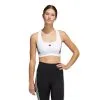 Sujetador Adidas Powerreact Training Medium Support 3 Stripes Mujer 2 Sujetador Adidas Powerreact Training Medium Support 3 Stripes Mujer -Botas de fútbol comercio sujetador adidas powerreact training medium support 3 stripes mujer white 0