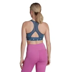 Sujetador Adidas Powerreact Training Medium Support 3 Stripes Mujer -Botas de fútbol comercio sujetador adidas powerreact training medium support dark marine 3