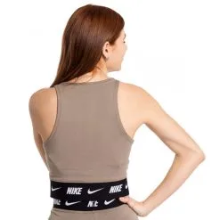 Top Nike Sportswear Crop Top Mujer -Botas de fútbol comercio top nike nsw crop top mujer matte olive 2