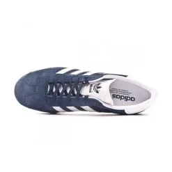Zapatilla Adidas Gazelle -Botas de fútbol comercio zapatilla adidas gazelle navy white gold metallic 4