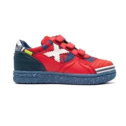 Botas de fútbol comercio -Botas de fútbol comercio zapatilla munich g3 indoor cinta adhesiva nino rojo 1