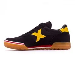 Zapatilla Munich Gresca -Botas de fútbol comercio zapatilla munich gresca negra amarilla caramelo 2