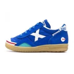 Zapatilla Munich Gresca Niño -Botas de fútbol comercio zapatilla munich jr gresca azul 2