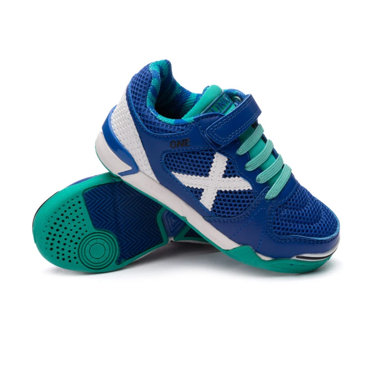 Zapatilla Munich One Indoor Cinta Adhesiva Niño 3 Zapatilla Munich One Indoor Cinta Adhesiva Niño