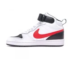 Zapatilla Nike Court Borough Mid 2 Niño -Botas de fútbol comercio zapatilla nike court borough mid 2 gs nino white university red black 2