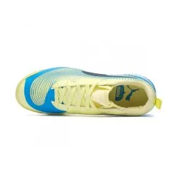 Zapatilla Puma Ibero III -Botas de fútbol comercio zapatilla puma ibero iii fresh yellow bleu azur white 4