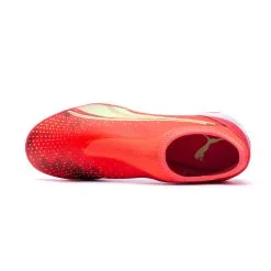 Zapatilla Puma Ultra Match LL IT + Mid Niño -Botas de fútbol comercio zapatilla puma ultra match ll it mid nino fiery coral fizzy light black 4